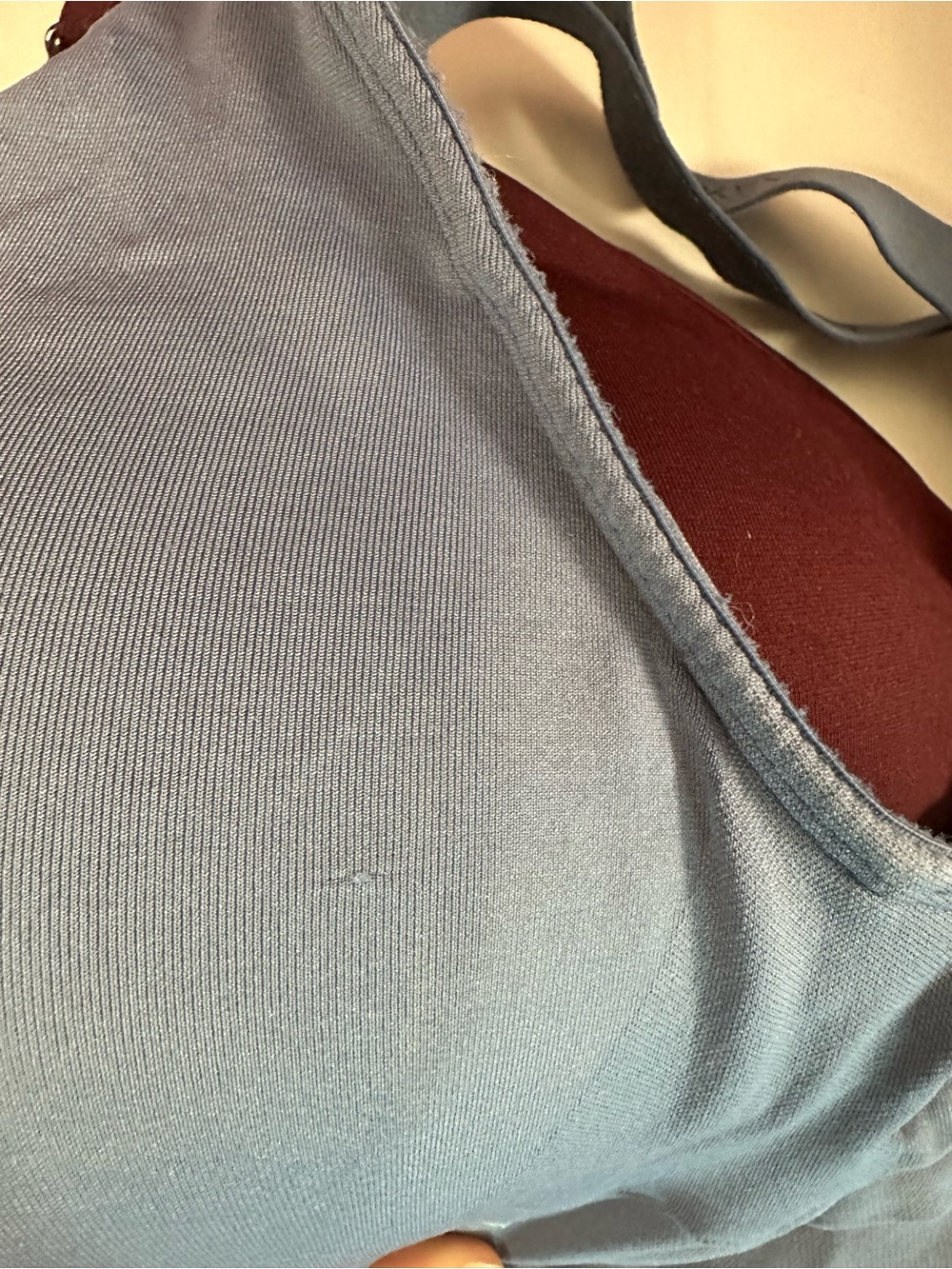 Jockey Wireless Light Lift Bralette Duo - Slate Blue & Burgundy XL - Picture 13 of 14